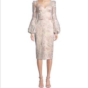 gia beaded shawl-embellished dress Elegant Chiffon Beach Wedding Dress with Cap Sleeves and Beads main image 1